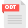 A red and white document with the word odt written on it